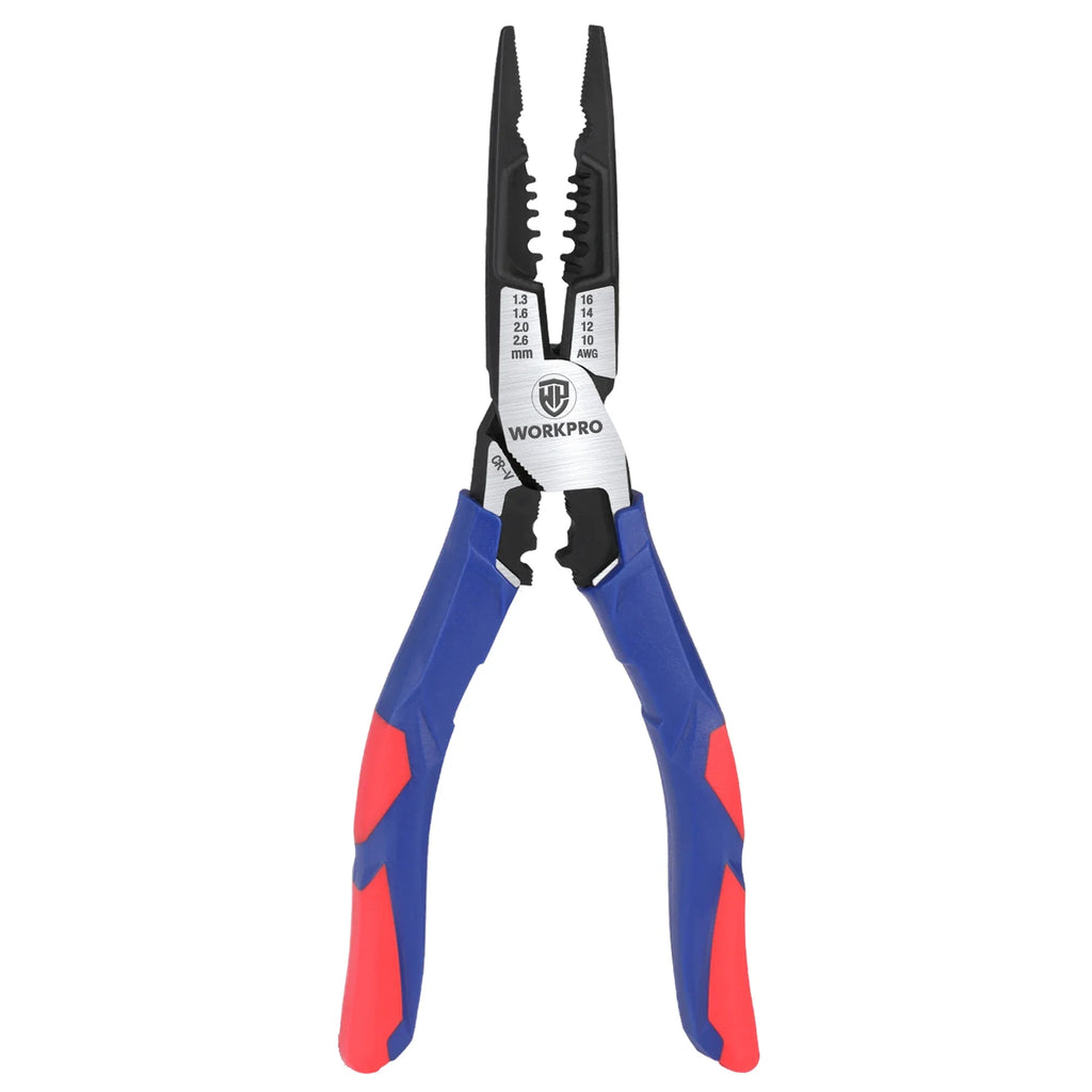 WORKPRO Multifunctional Needle Nose Pliers Universal Wire Cutters Diagonal Pliers for Electrician Hardware Tools