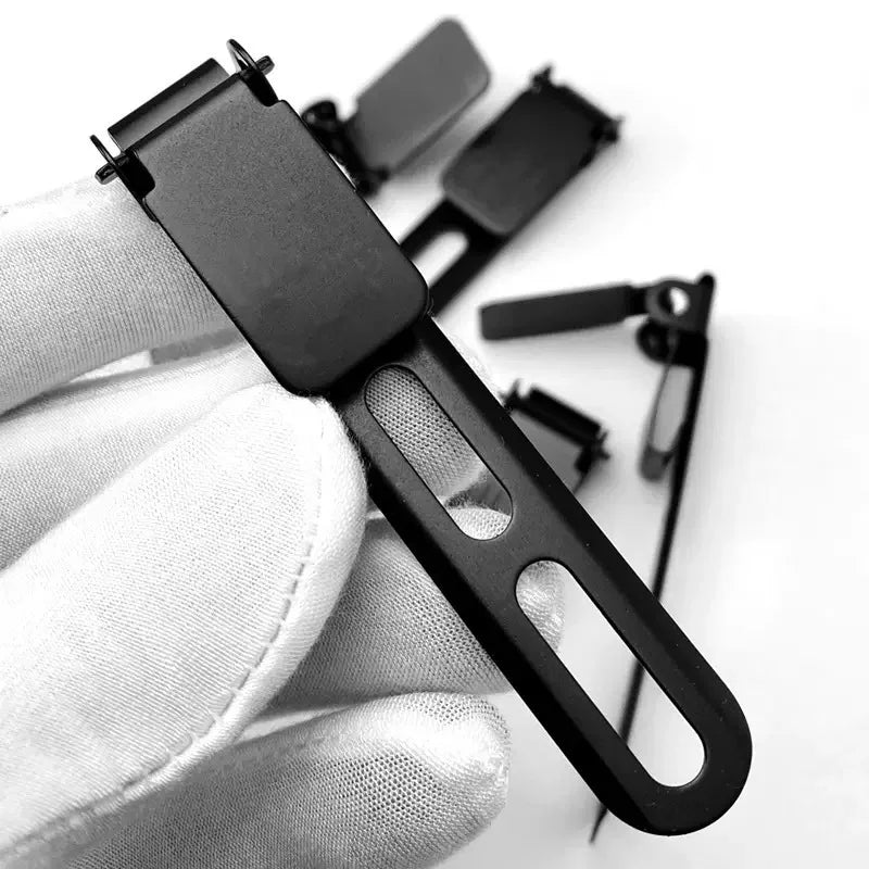 Quick Release Belt Clip Tactical Waist Clip Knife Sheath Clamp Screw Washer Set Stainless Steel HOMEFISH DIY Hardware
